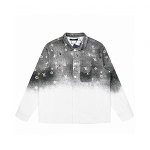 루이비통(Louis Vuitton) 그라데이션 모노그램 데님 자켓