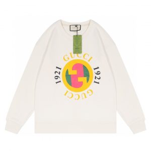 구찌(GUCCI) 1921 서클 더블 G 로고 크루넥 스웨트셔츠