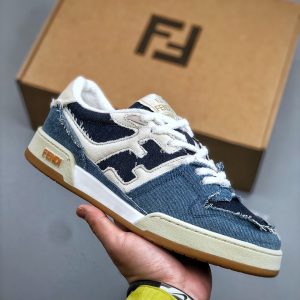 펜디 매치(Fendi Match) 데님 로우탑 스니커즈