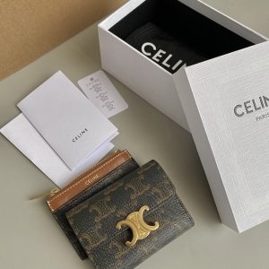 셀린느(CELINE) 트리옹프 동전 컴팩트 지갑