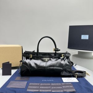 프라다(PRADA) 보니 미디엄 가죽 핸드백