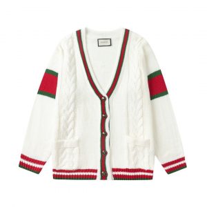 GUCCI(구찌) 클래식 아카데미 케이블 니트 울 가디건
