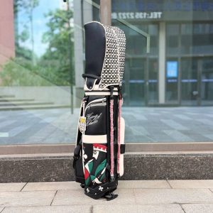 말본 골프(MALBON GOLF) 킹카드 스탠드백 BLACK