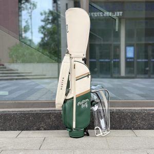 말본 골프(MALBON GOLF) 컬러 블록 트롤리 캐디백 GREEN