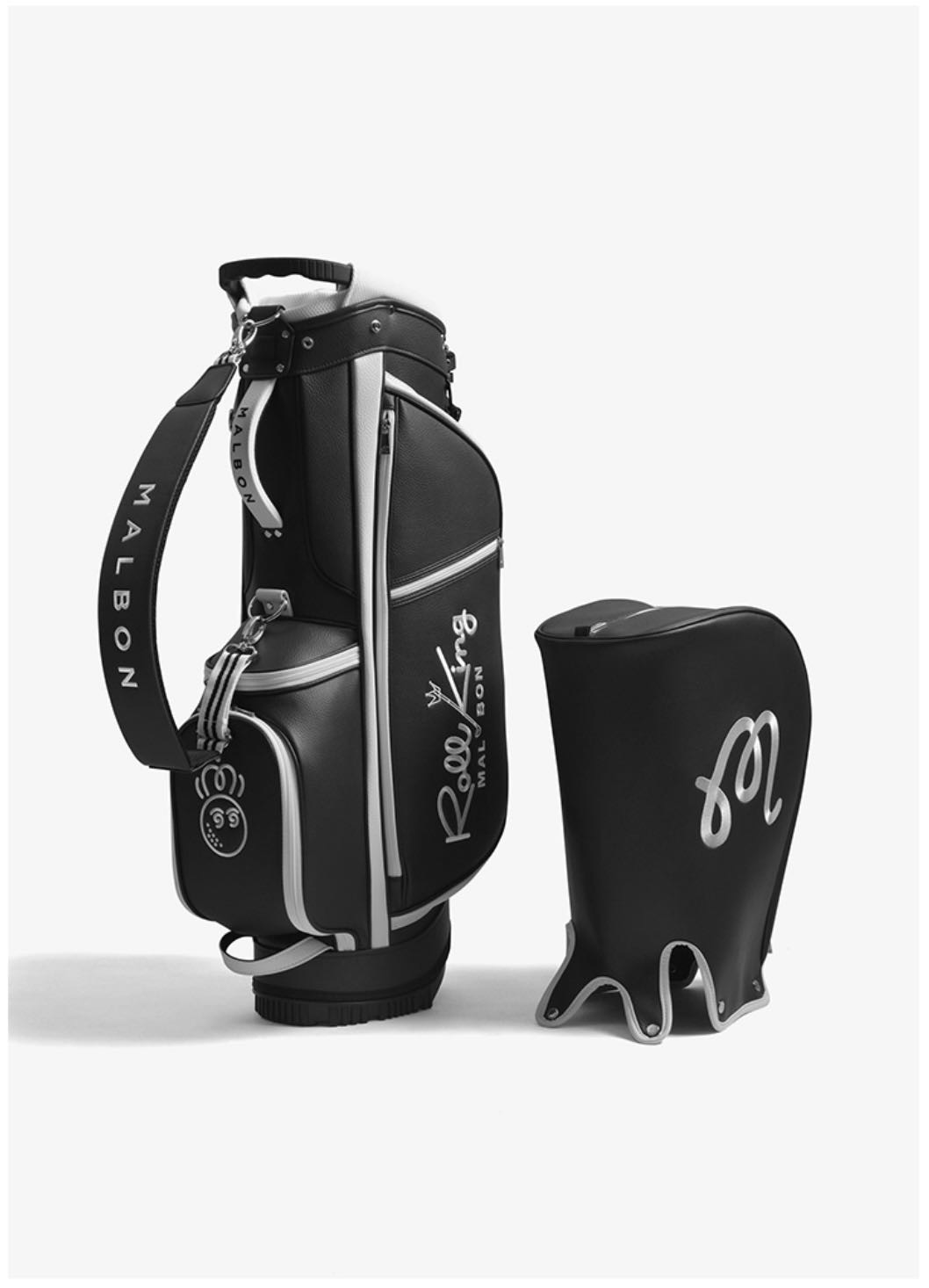 말본 골프(MALBON GOLF) 롤 킹(ROLL KING) 블랙 골프 스탠드백