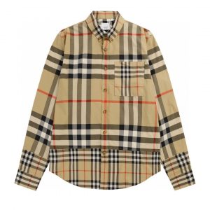 버버리(Burberry) 체크 패턴 긴팔 셔츠