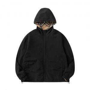 버버리(Burberry) 리버시블 체크 후드 재킷