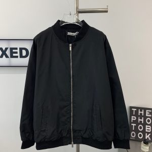 디올(Dior) 시그니처 로고 새틴 봄버 자켓