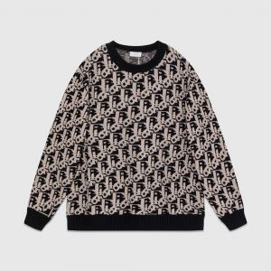디올(Dior) 오블리크 자카드 니트 스웨터