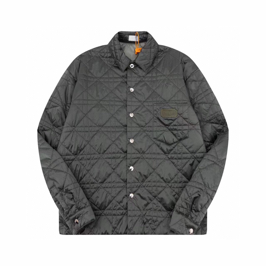 디올(Dior) 까나쥬 퀼팅 나일론 오버셔츠 재킷