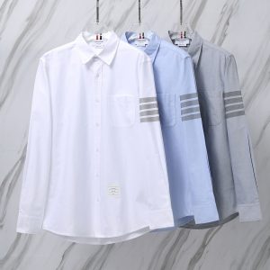 톰브라운(Thom Browne) 시그니처 암밴드 옥스퍼드 버튼다운 셔츠