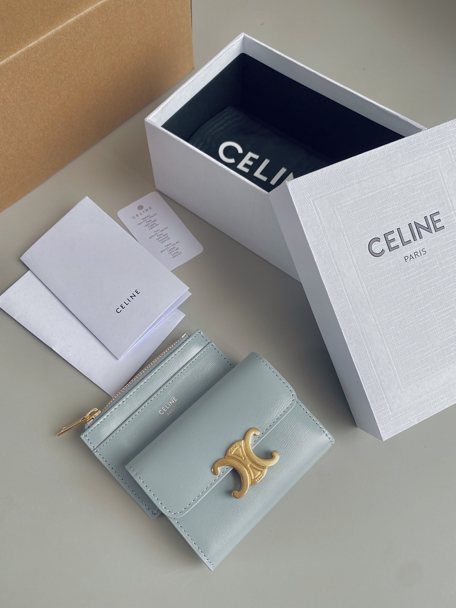 셀린느(CELINE) 트리옹프 동전 컴팩트 지갑 - 이미지 11