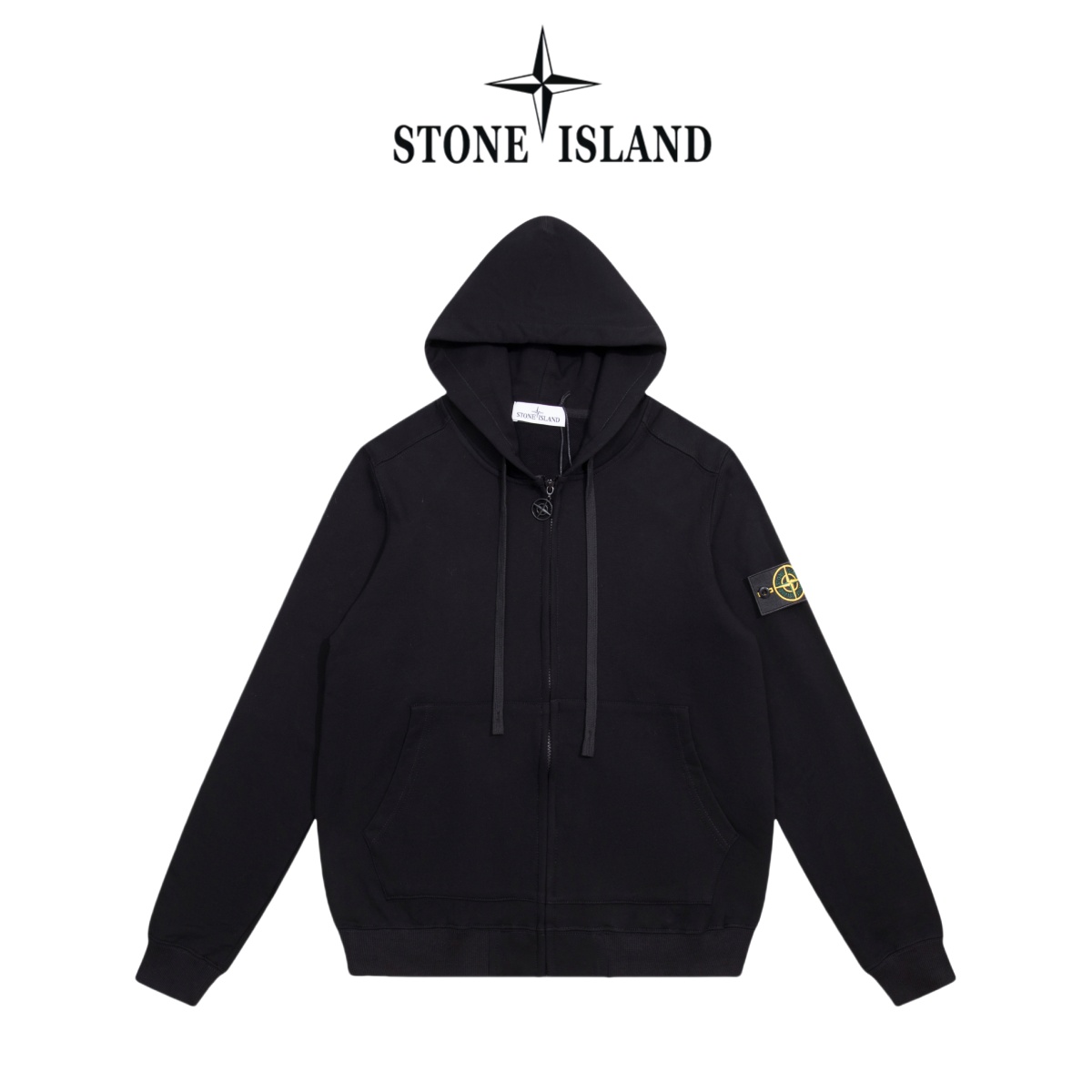 Stone Island | 스톤아일랜드 소매 지퍼 후드 오픈형 재킷