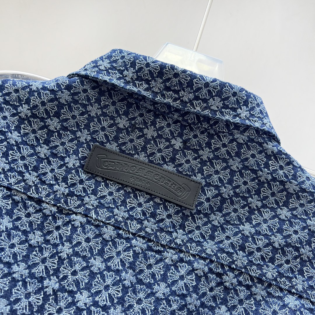 크롬하츠(Chrome Hearts)양면 자카드 데님 아우터 셔츠/재킷 - 이미지 5