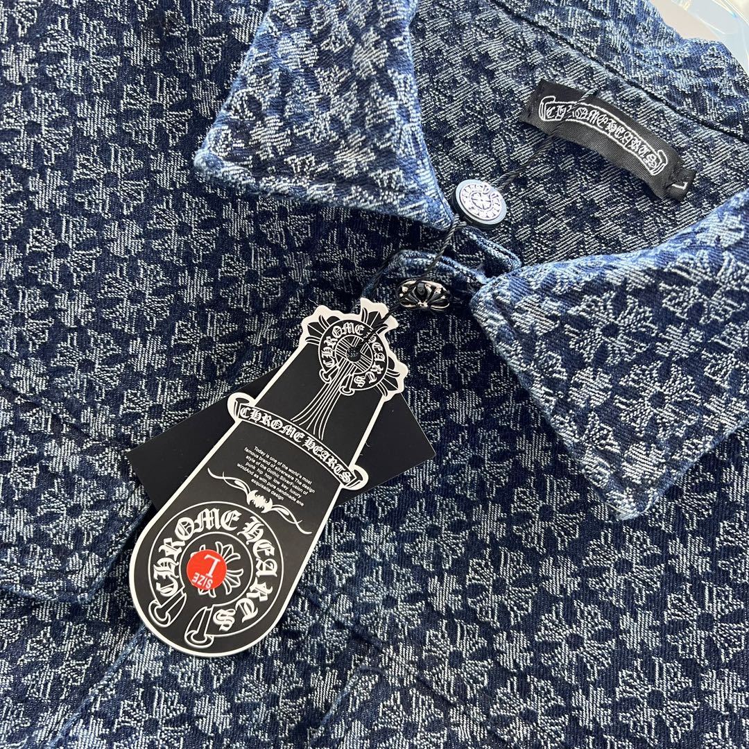 크롬하츠(Chrome Hearts)양면 자카드 데님 아우터 셔츠/재킷 - 이미지 6