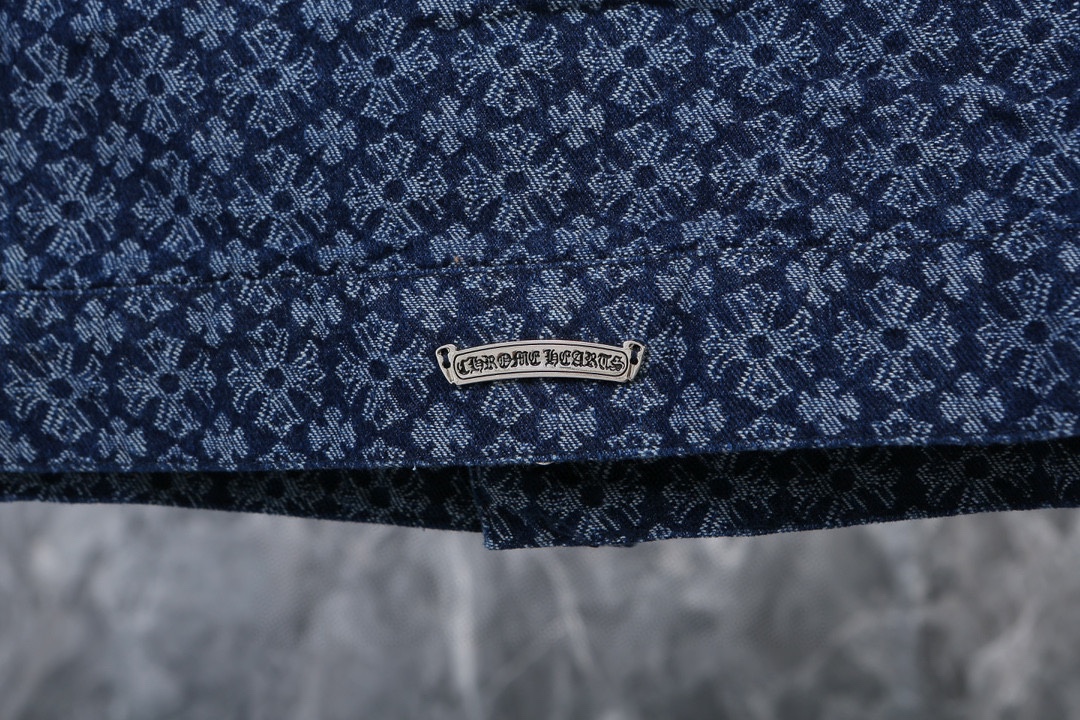 크롬하츠(Chrome Hearts) 자카드 데님 재킷 - 이미지 8