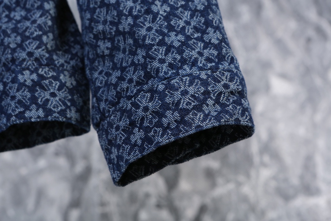 크롬하츠(Chrome Hearts) 자카드 데님 재킷 - 이미지 4