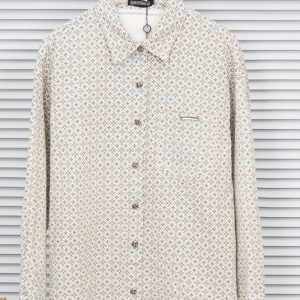 크롬하츠(Chrome Hearts)십자가 자수 올오버 프린팅 데님 셔츠 재킷