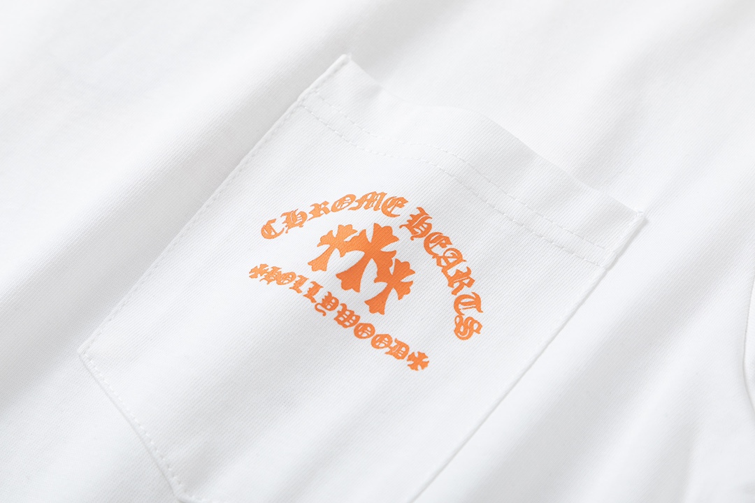 크롬하츠(Chrome Hearts) 플로럴 프린팅 포켓 긴팔 티셔츠 - 이미지 5