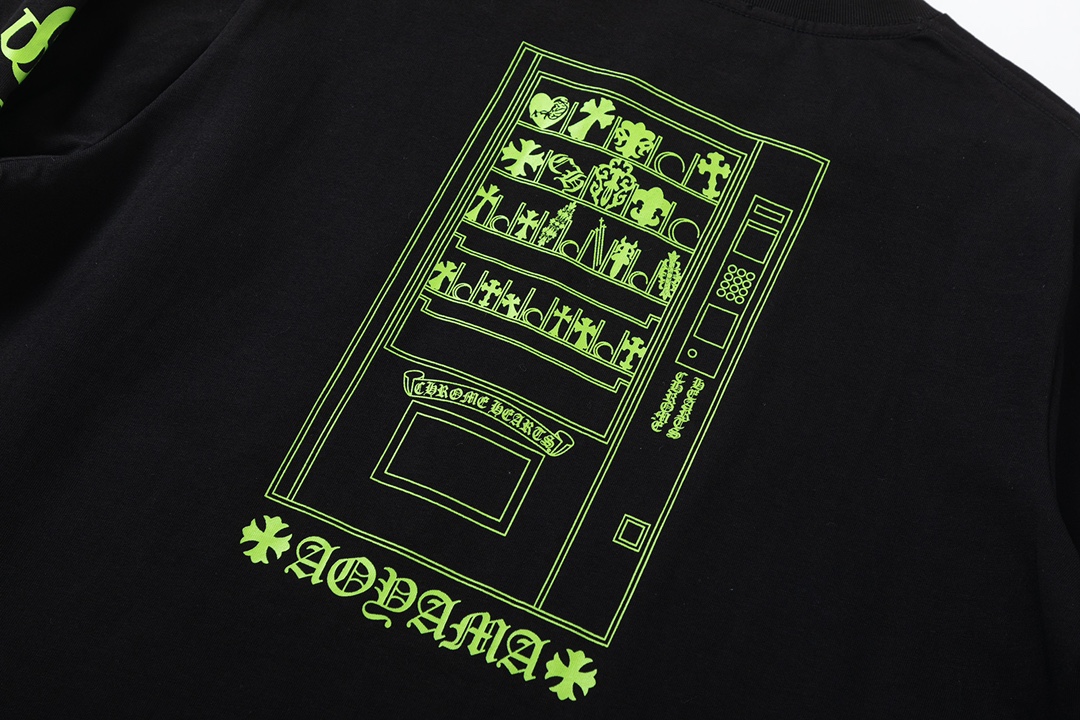 크롬하츠(Chrome Hearts) 플로럴 워싱 프린팅 포켓 긴팔 티셔츠 - 이미지 6