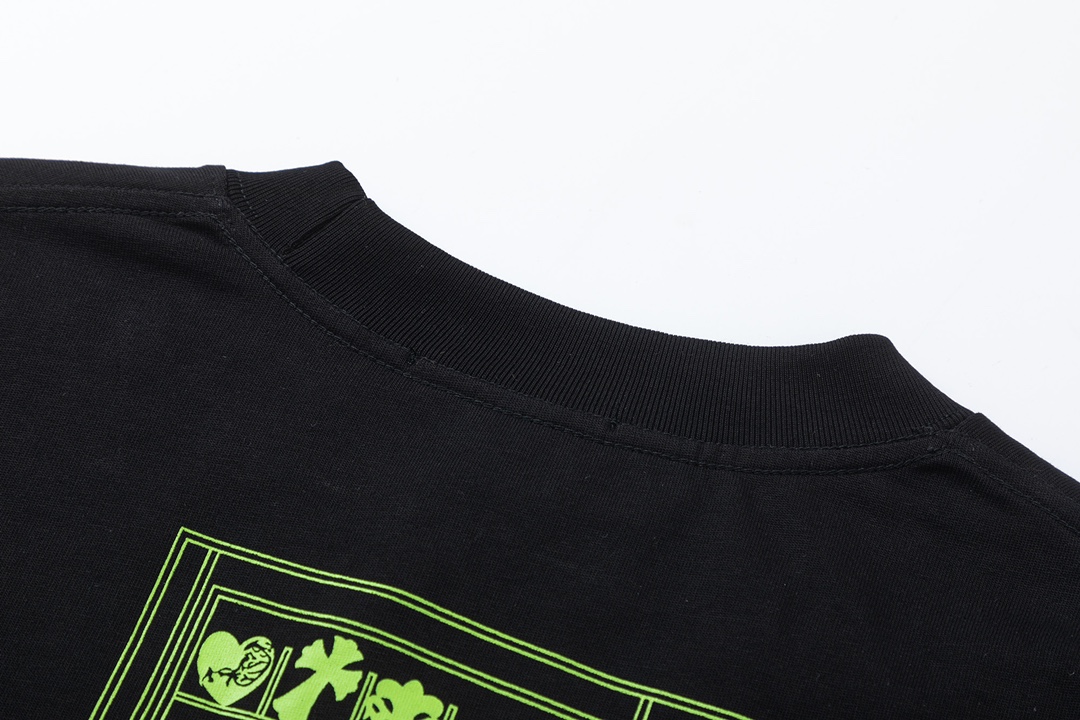 크롬하츠(Chrome Hearts) 플로럴 워싱 프린팅 포켓 긴팔 티셔츠 - 이미지 8