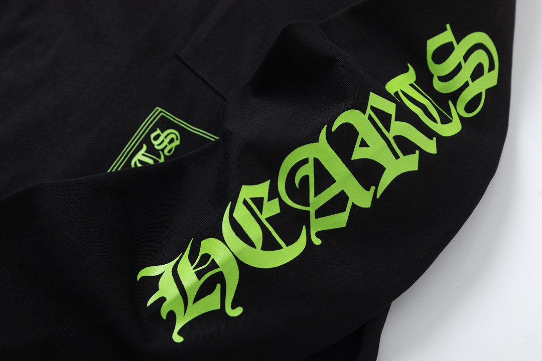 크롬하츠(Chrome Hearts) 플로럴 워싱 프린팅 포켓 긴팔 티셔츠 - 이미지 3