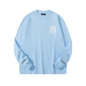 크롬하츠(Chrome Hearts) 플로럴 크로스 라운드넥 롱슬리브