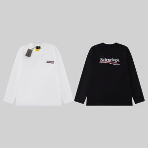 발렌시아가(Balenciaga) 클래식 로고 자수 롱슬리브