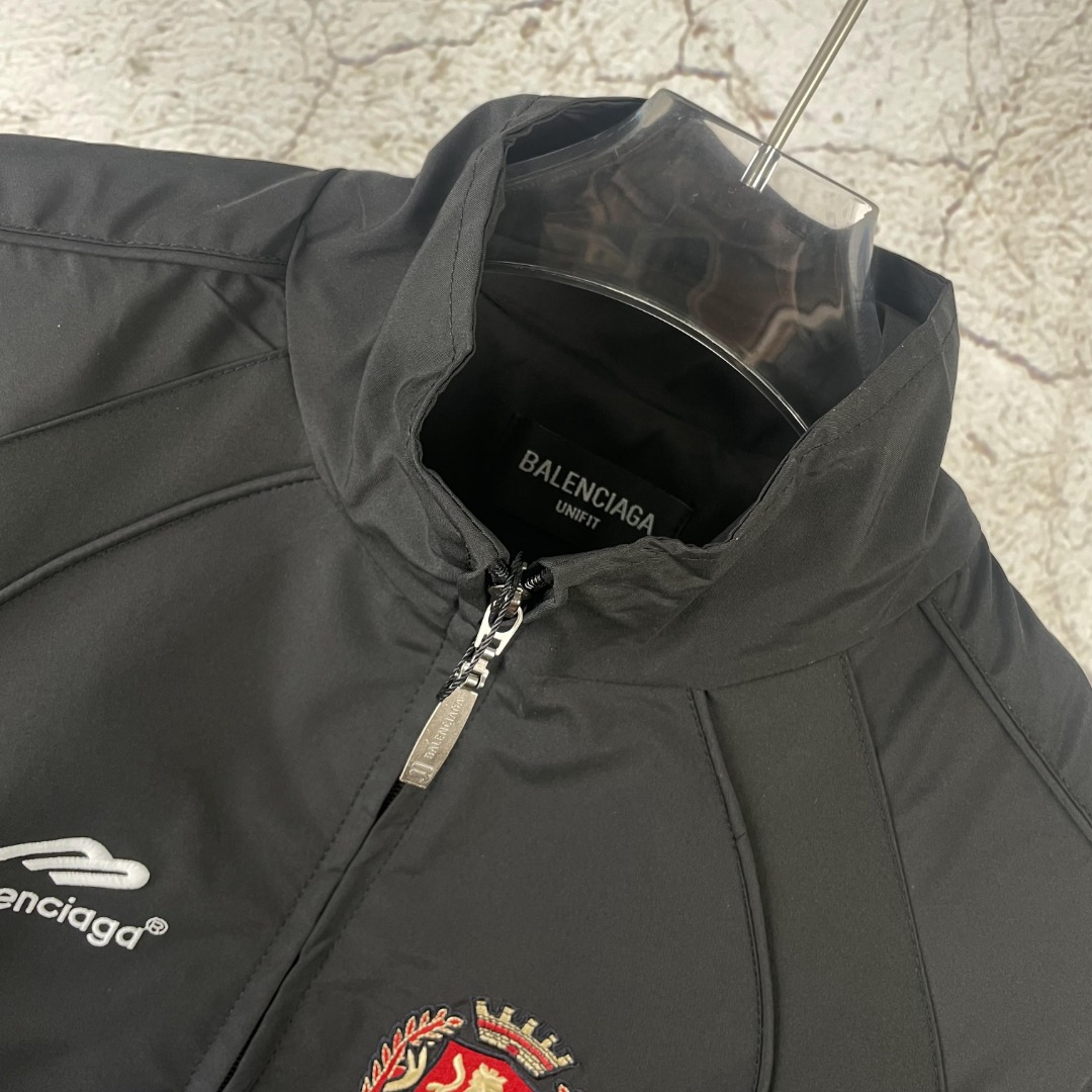 발렌시아가(Balenciaga) 풋볼 크레스트 집업 트랙 자켓 - 이미지 4