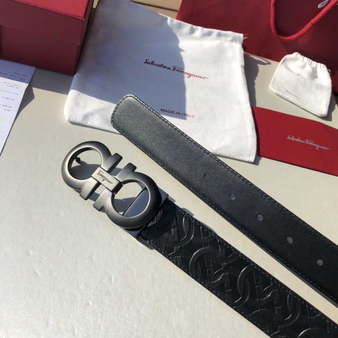 페레가모(Ferragamo) 벨트 3.5cm - 이미지 8