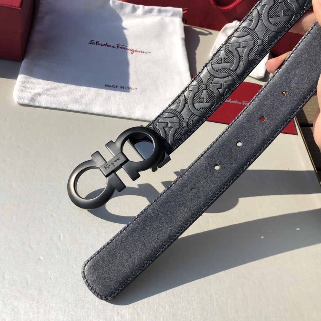 페레가모(Ferragamo) 벨트 3.5cm - 이미지 9