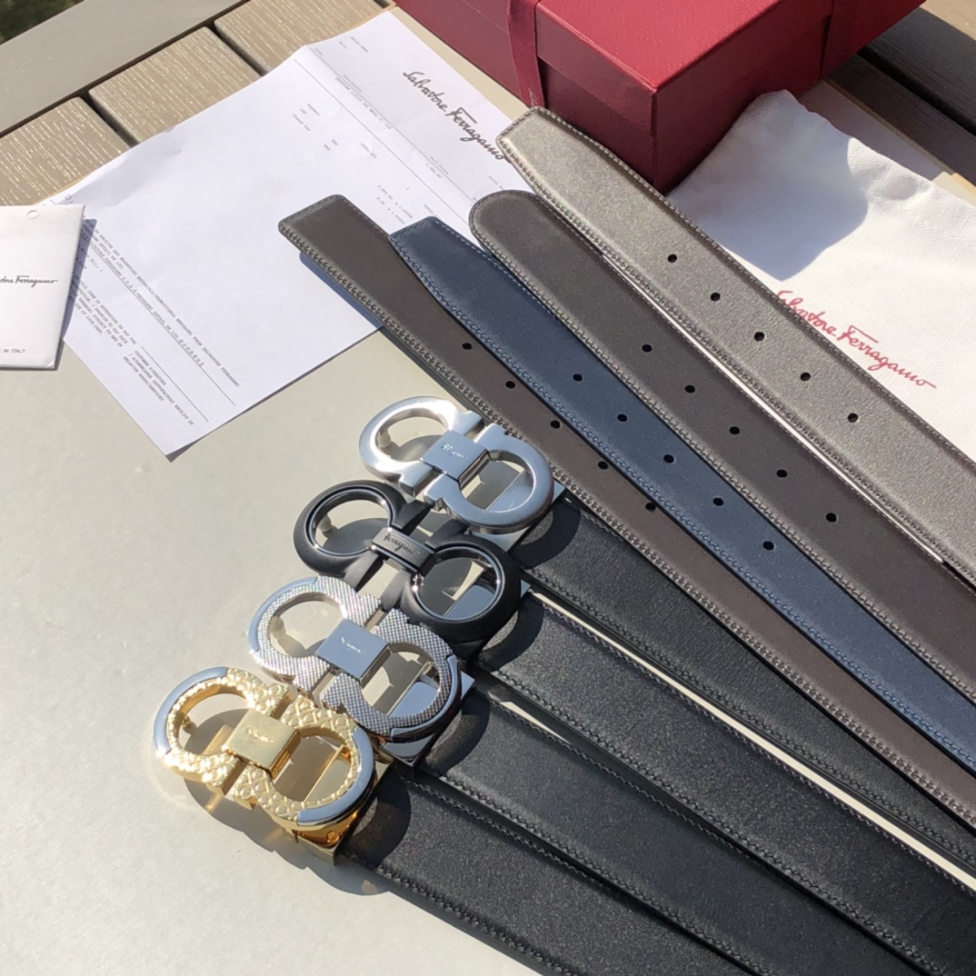 페레가모(Ferragamo) 벨트 3.5cm - 이미지 2