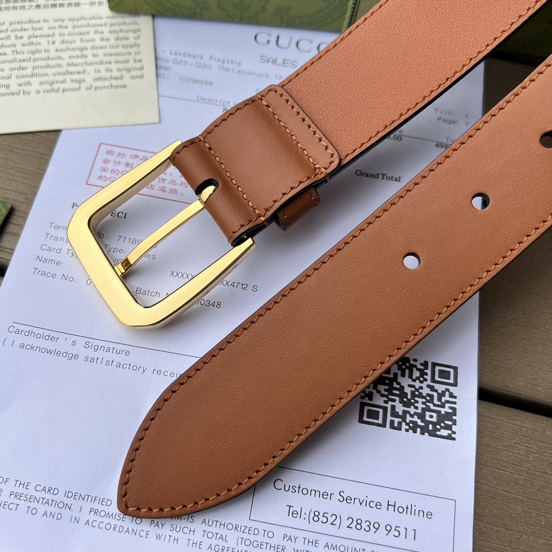 구찌(GUCCI) 벨트 3.5cm - 이미지 5
