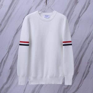 톰브라운(Thom Browne) 스타일 삼색 라인 니트
