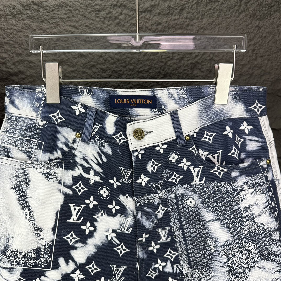 루이비통 (Louis Vuitton) 데님 반바지 - 이미지 2