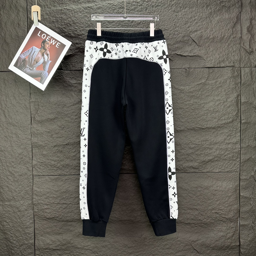 루이비통 (Louis Vuitton) 사이드 패널 모노그램 스웨트 조거 팬츠 - 이미지 2