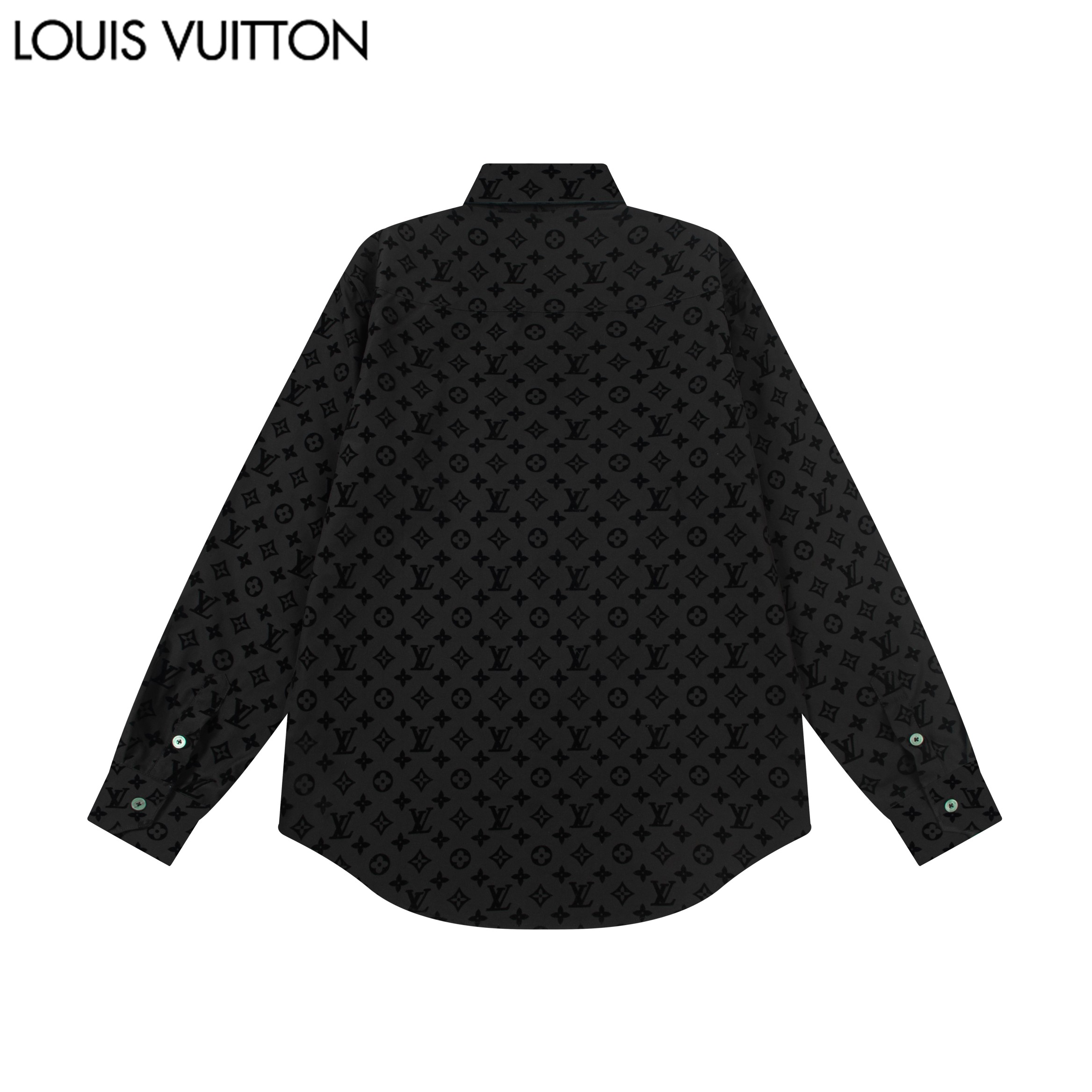 루이비통 (Louis Vuitton)플록 모노그램 클래식 셔츠 - 이미지 2
