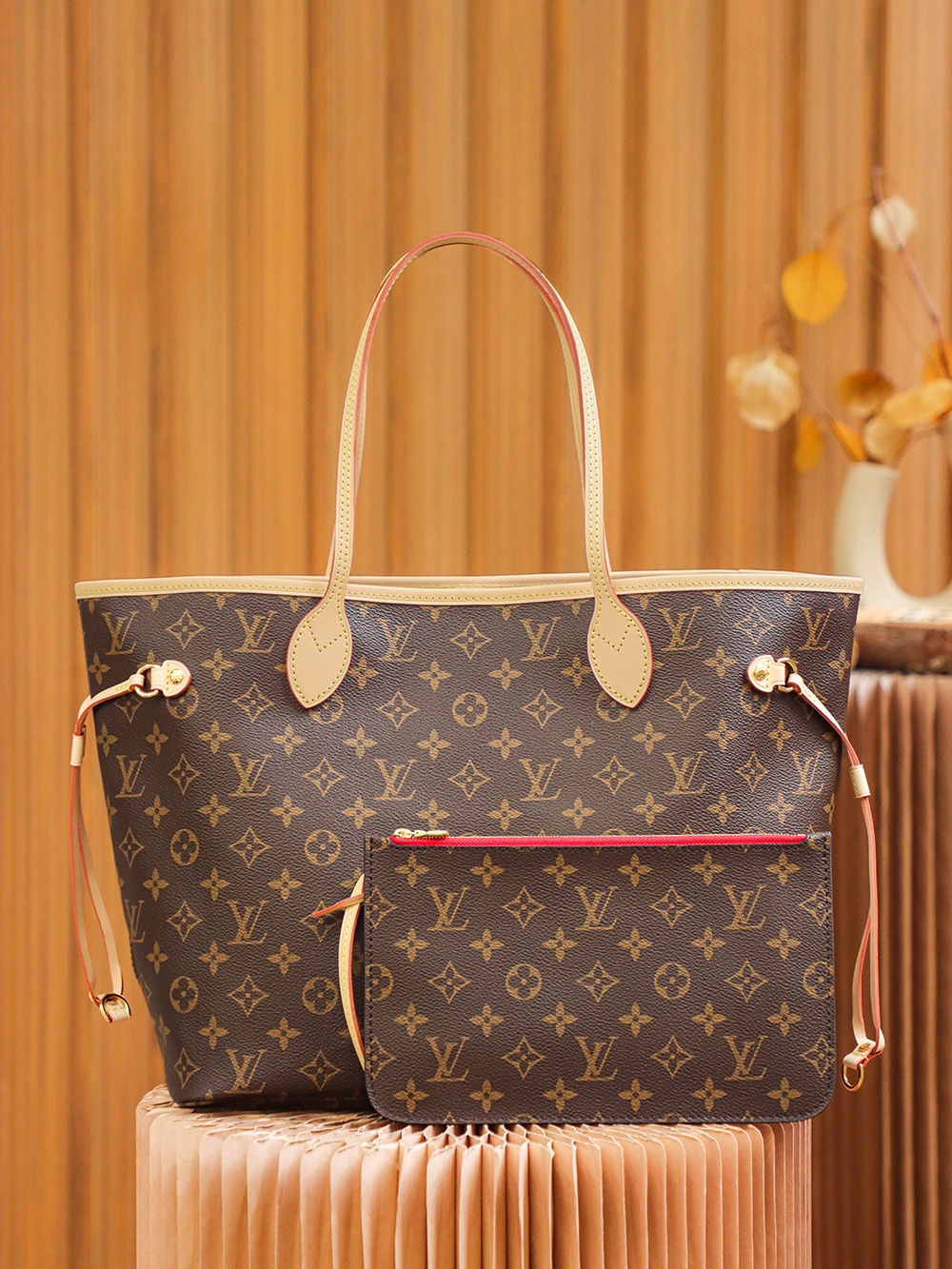 루이비통(Louis Vuitton)네버풀 MM(Neverfull MM) 모노그램 캔버스 토트백 - 이미지 2