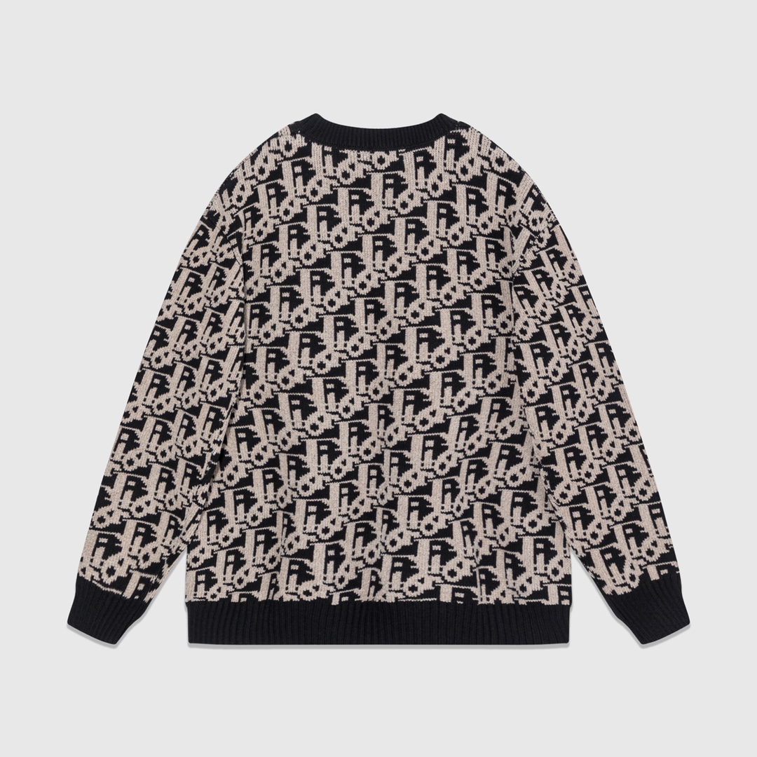 디올(Dior) 오블리크 자카드 니트 스웨터 - 이미지 2