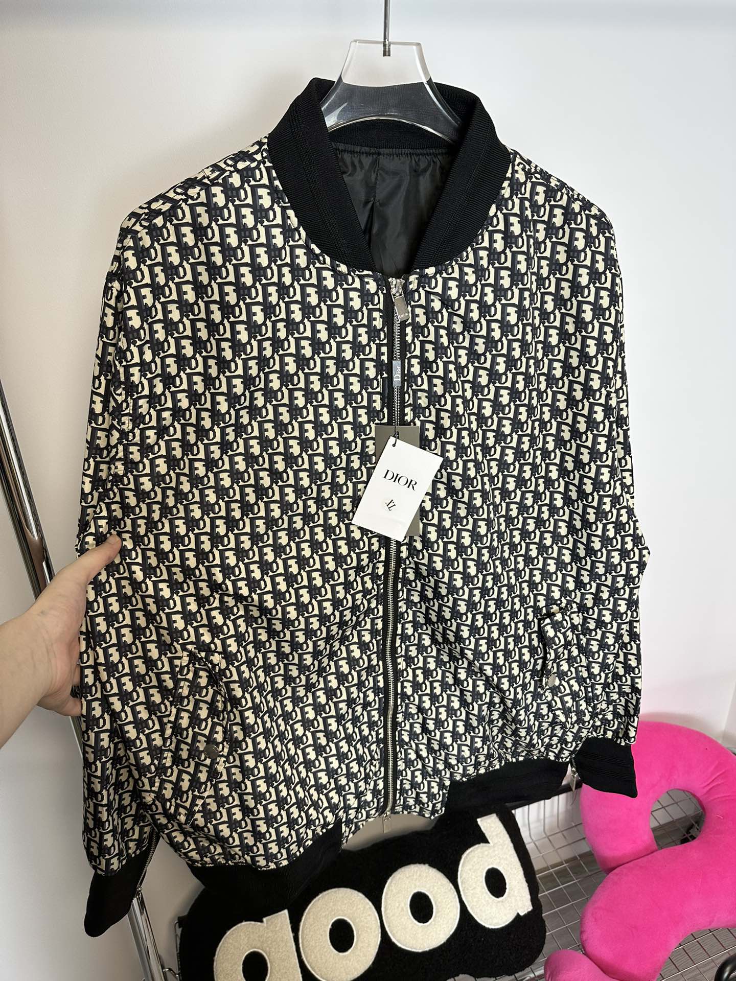 디올(Dior) 오블리크 카스리 코튼 데님 블루종 - 이미지 2