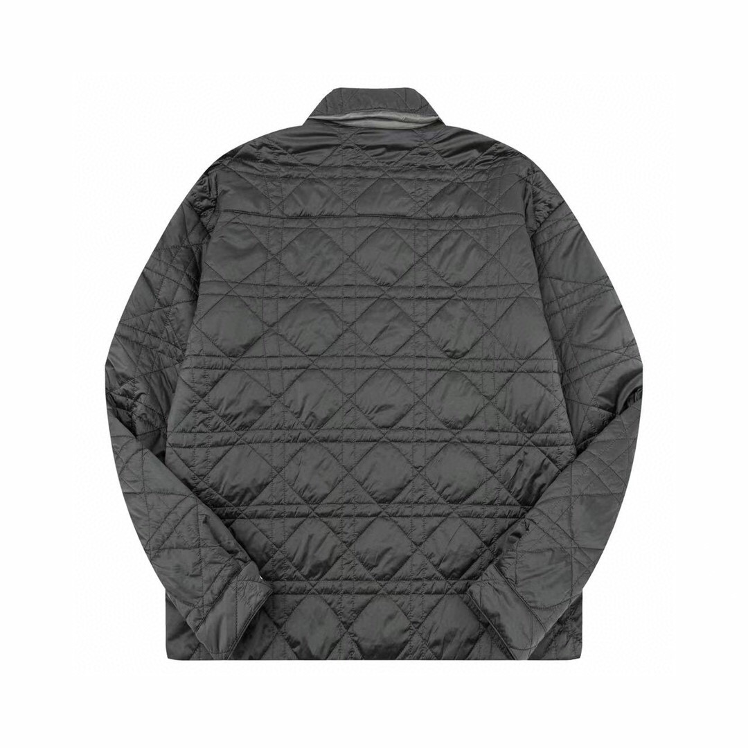 디올(Dior) 까나쥬 퀼팅 나일론 오버셔츠 재킷 - 이미지 2