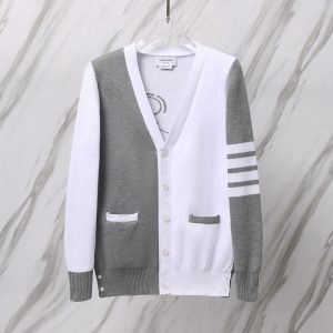 톰브라운(Thom Browne) 헥터 & 스틱맨 그래픽 펀메드 가디건