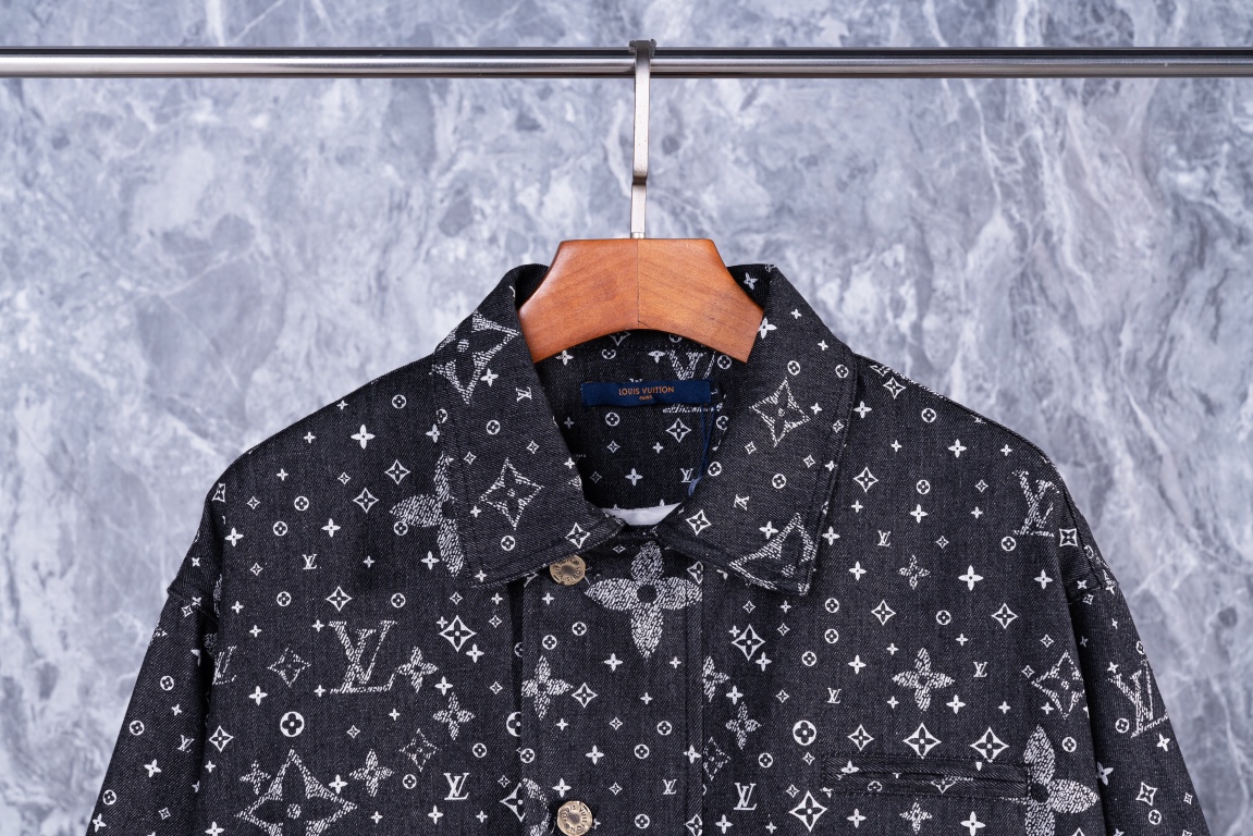 루이비통 (Louis Vuitton) 올오버 모노그램 데님 자켓 - 이미지 3