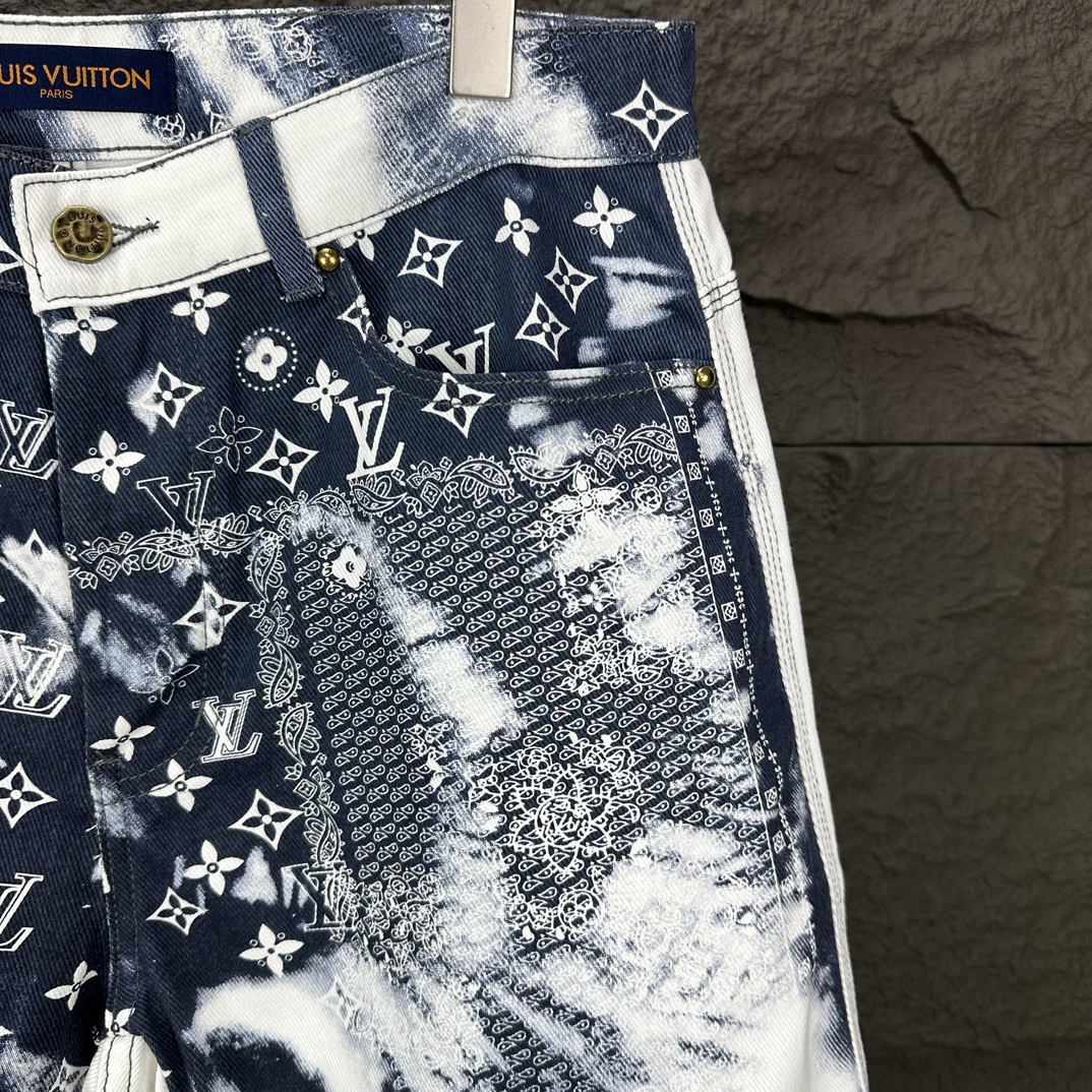 루이비통 (Louis Vuitton) 데님 반바지 - 이미지 3