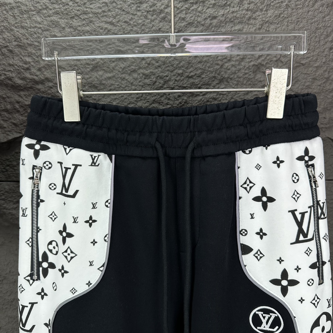 루이비통 (Louis Vuitton) 사이드 패널 모노그램 스웨트 조거 팬츠 - 이미지 3