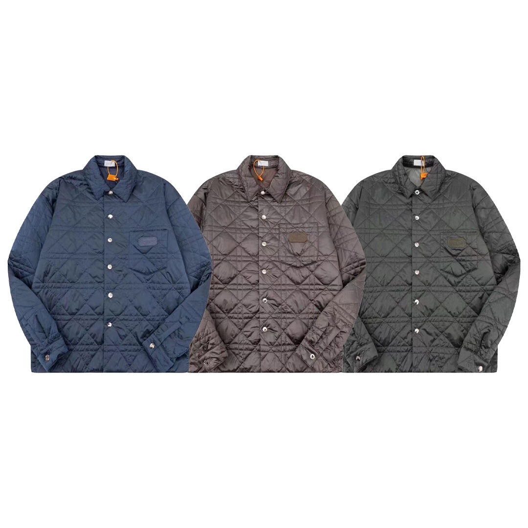 디올(Dior) 까나쥬 퀼팅 나일론 오버셔츠 재킷 - 이미지 9