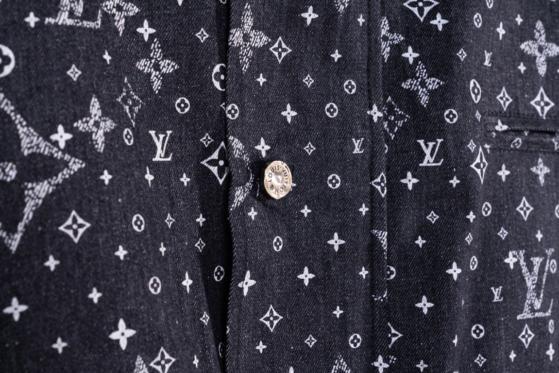 루이비통 (Louis Vuitton) 올오버 모노그램 데님 자켓 - 이미지 4