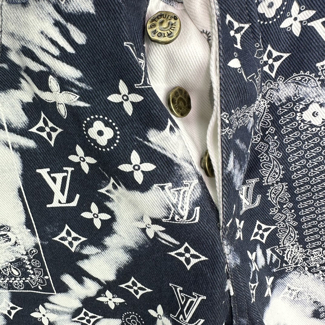 루이비통 (Louis Vuitton) 데님 반바지 - 이미지 4