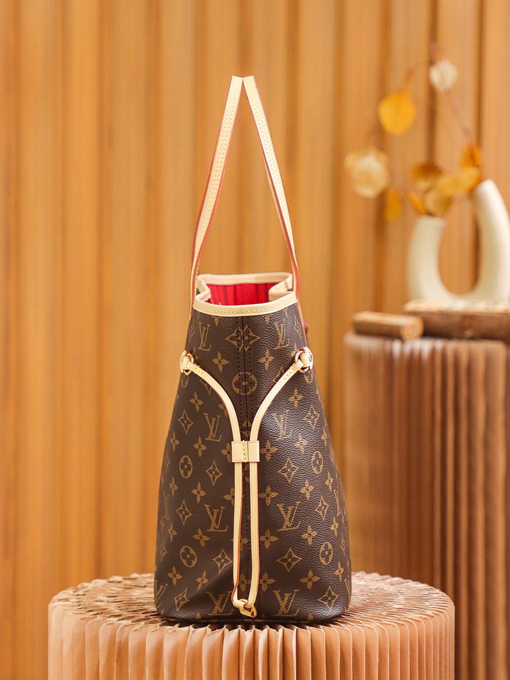 루이비통(Louis Vuitton)네버풀 MM(Neverfull MM) 모노그램 캔버스 토트백 - 이미지 4