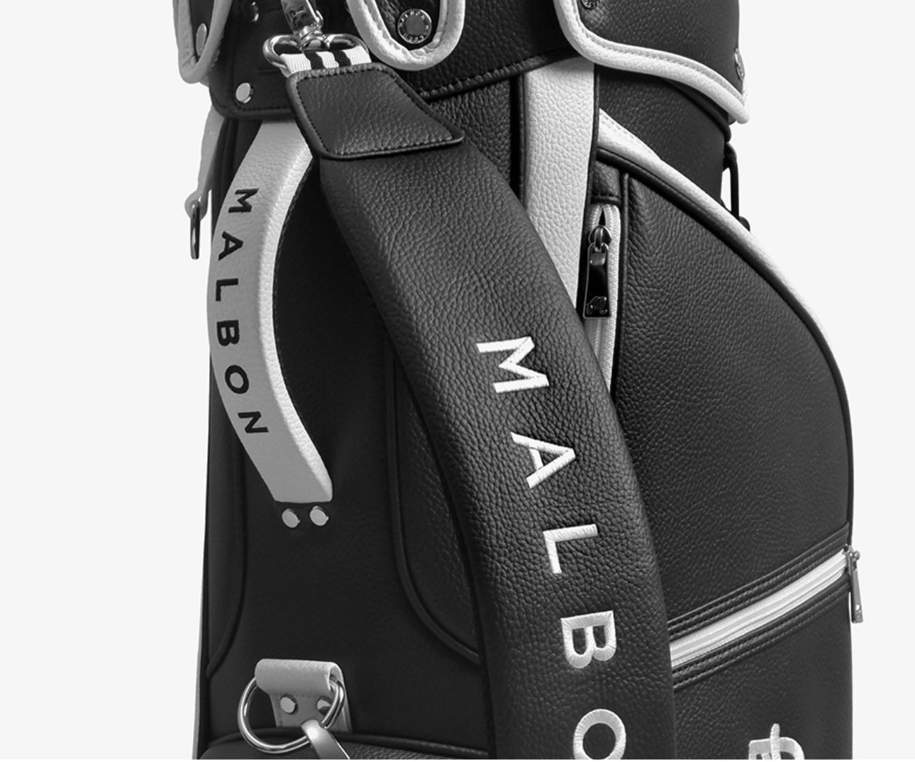 말본 골프(MALBON GOLF) 롤 킹(ROLL KING) 블랙 골프 스탠드백 - 이미지 4